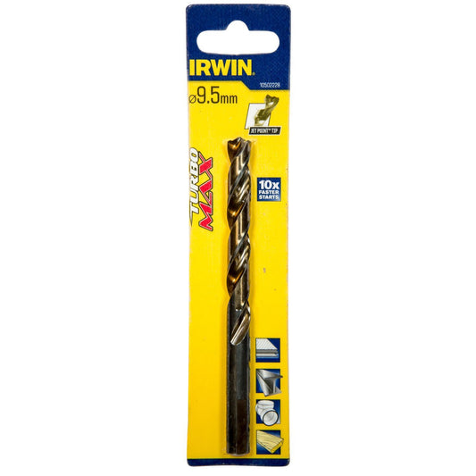 Irwin HSS Metaalboor Turbomax 9.5 X 125 - 10502228