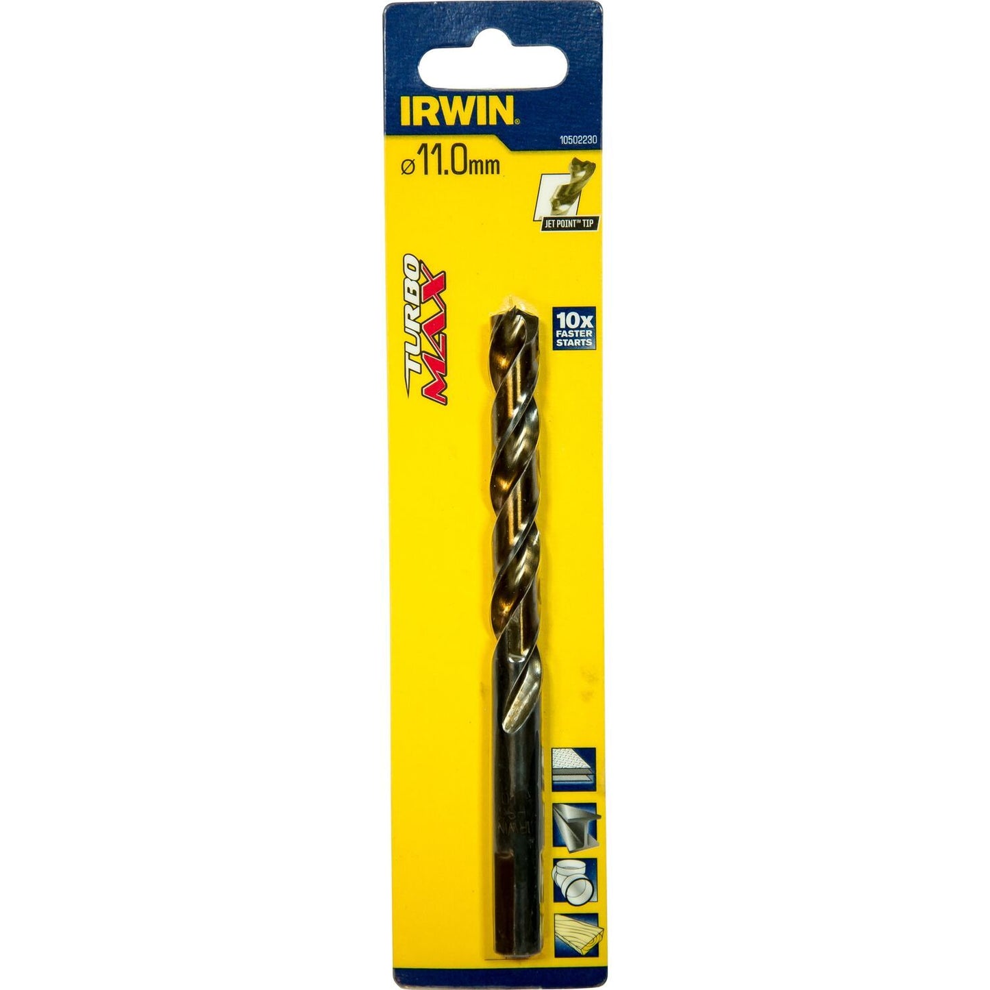 Irwin HSS Metaalboor Turbomax 11.0 X 142 - 10502230