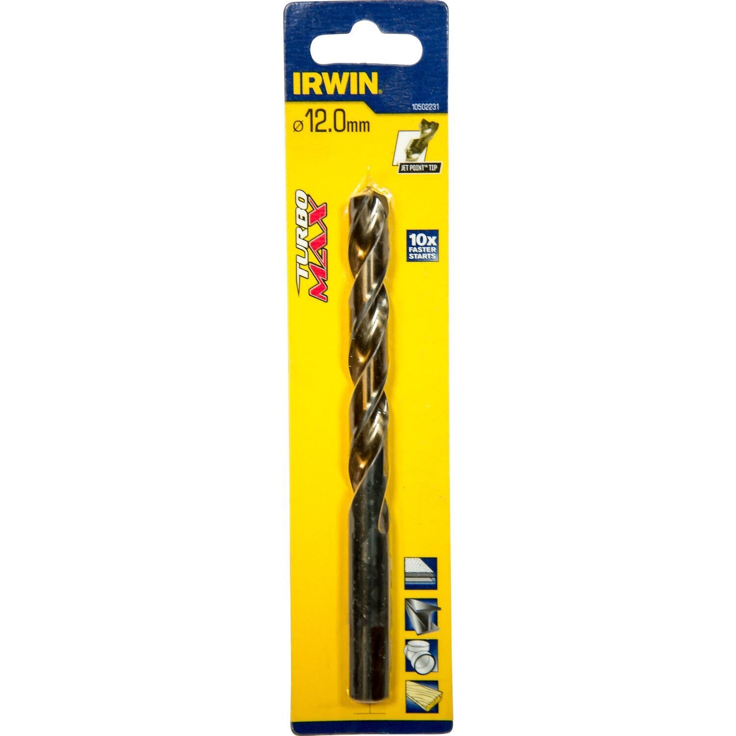 Irwin HSS Metallbohrer Turbomax 12.0 X 151 - 10502231