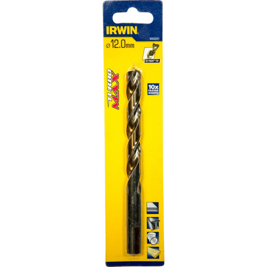 Irwin HSS Metaalboor Turbomax 12.0 X 151 - 10502231