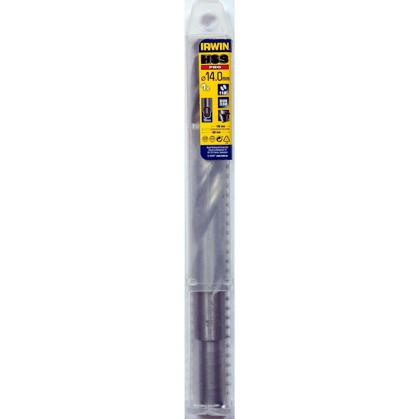 Irwin HSS PRO Metaalboor 118° 14.0MM QD - 10502363