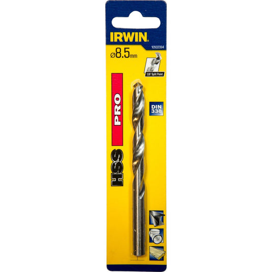 Irwin HSS PRO Metal drill 118° 8.5MM - 10502394