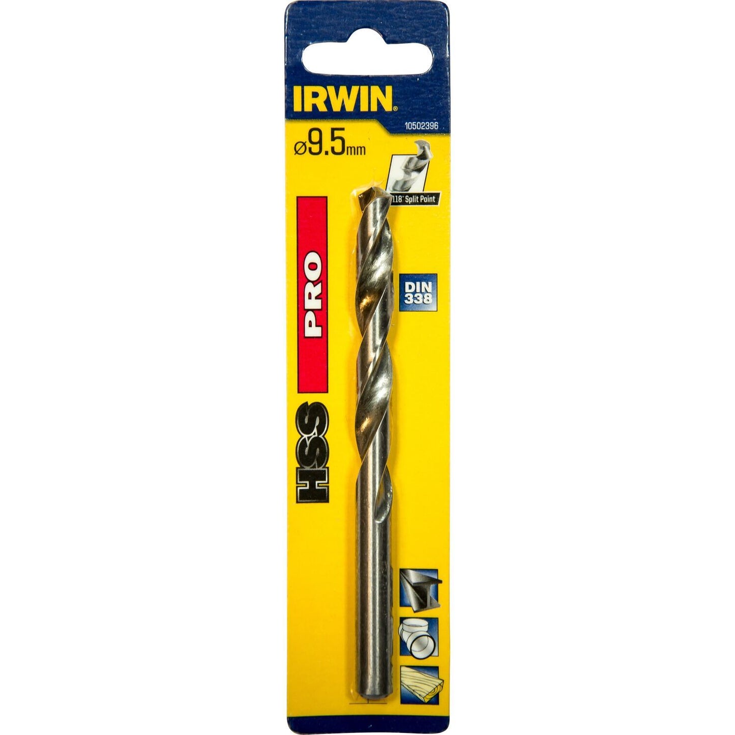 Irwin HSS PRO Metallbohrer 118° 9.5MM - 10502396