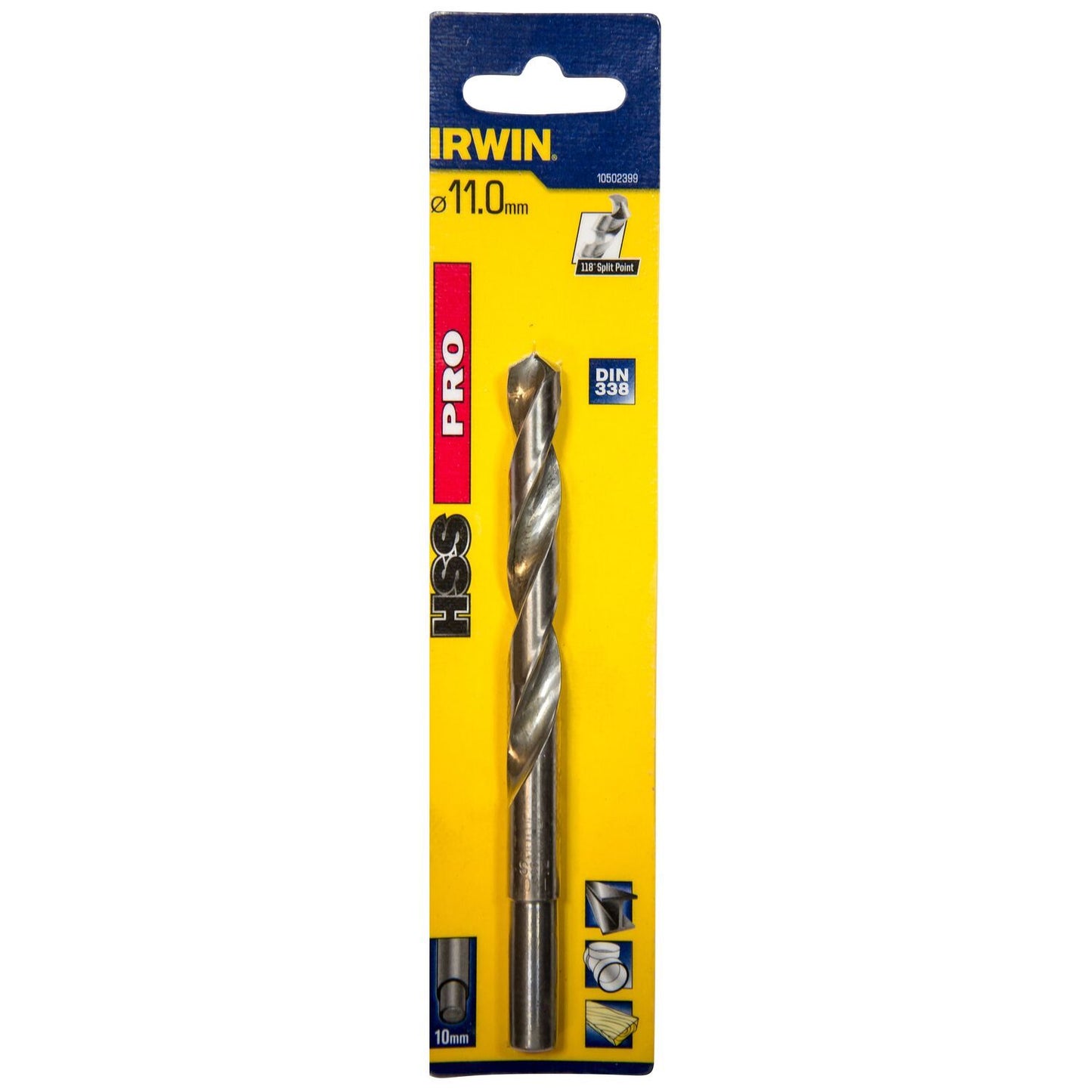 Irwin HSS PRO Metallbohrer 118° 11.0MM - 10502399