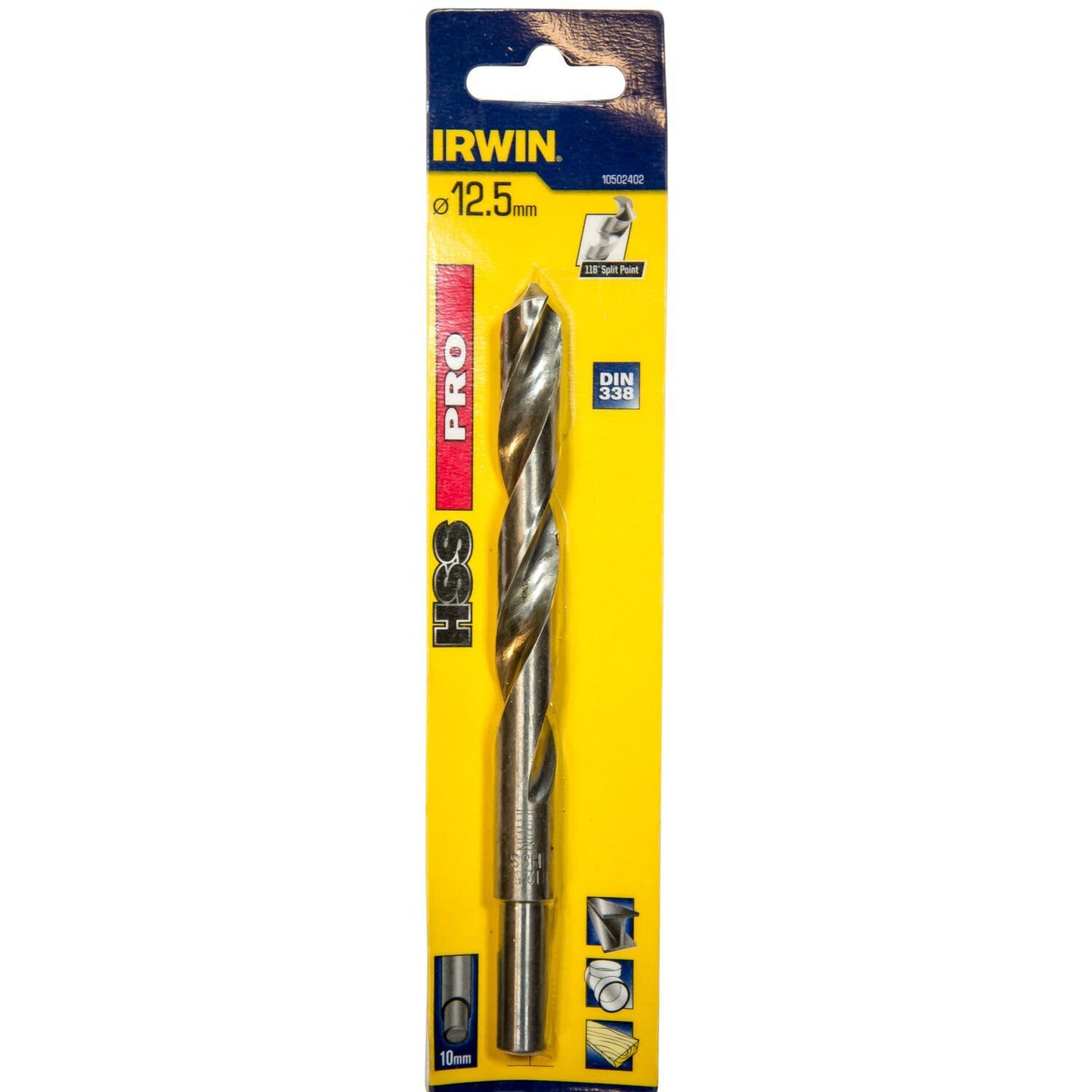Irwin HSS PRO Metaalboor 118° 12.5MM - 10502402
