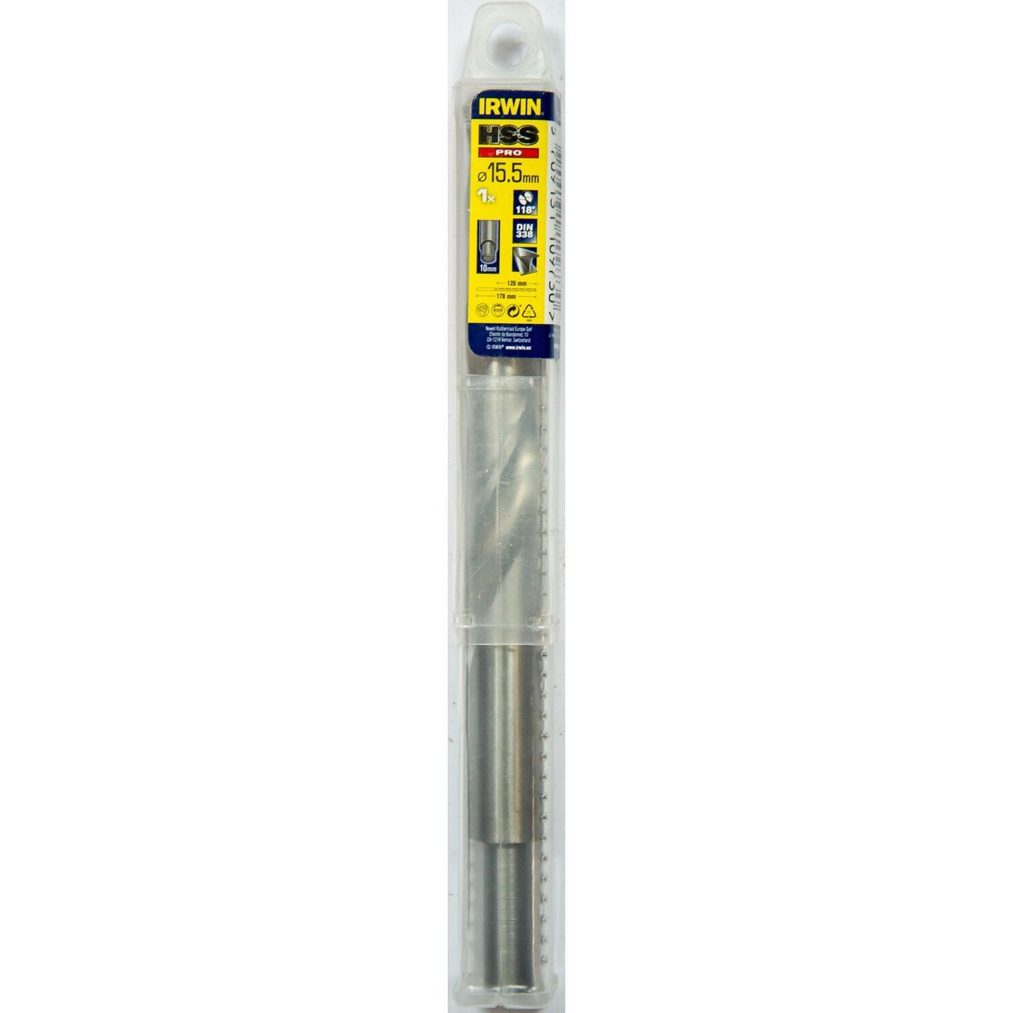 Irwin HSS PRO Metallbohrer 118° 15,5MM - 10502408
