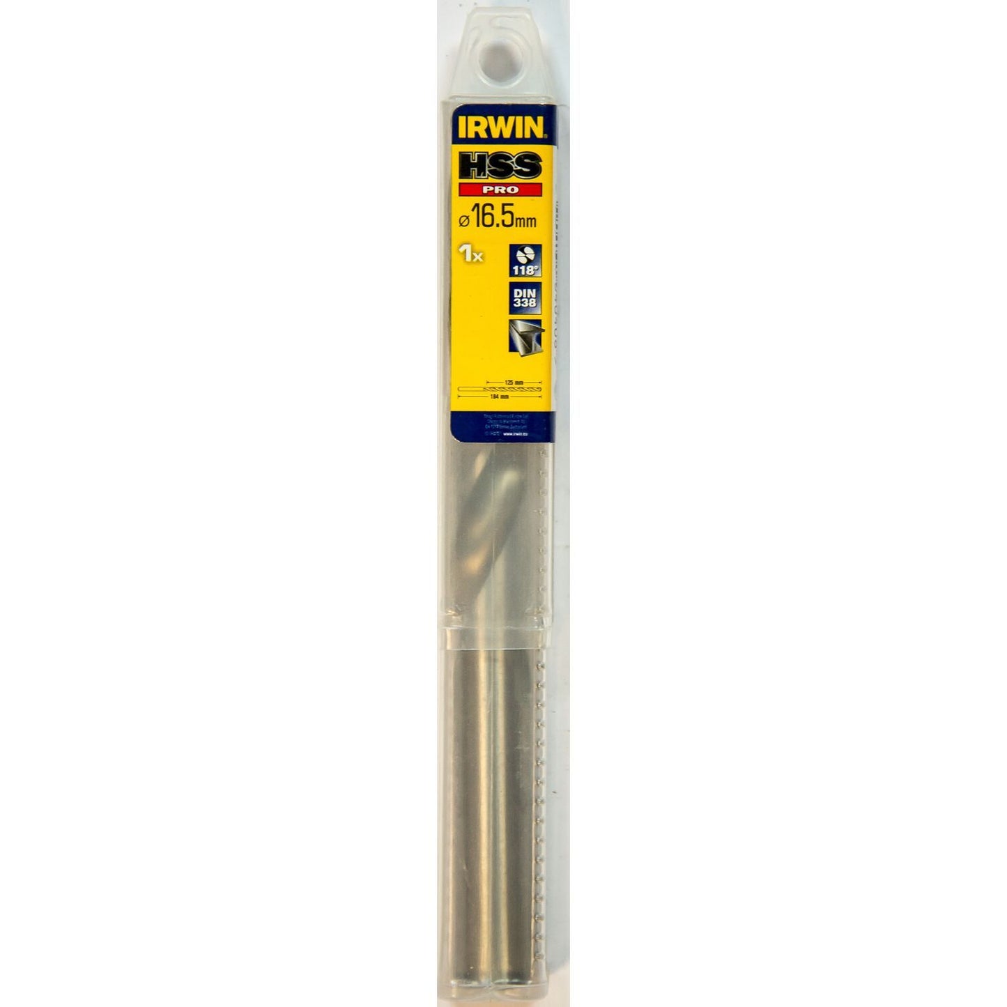 Irwin HSS PRO Metal drill 118° 16.5MM - 10502410