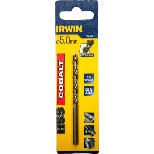 Irwin HSS Metaalboor 135° Cobalt 5.0MM - 10502554