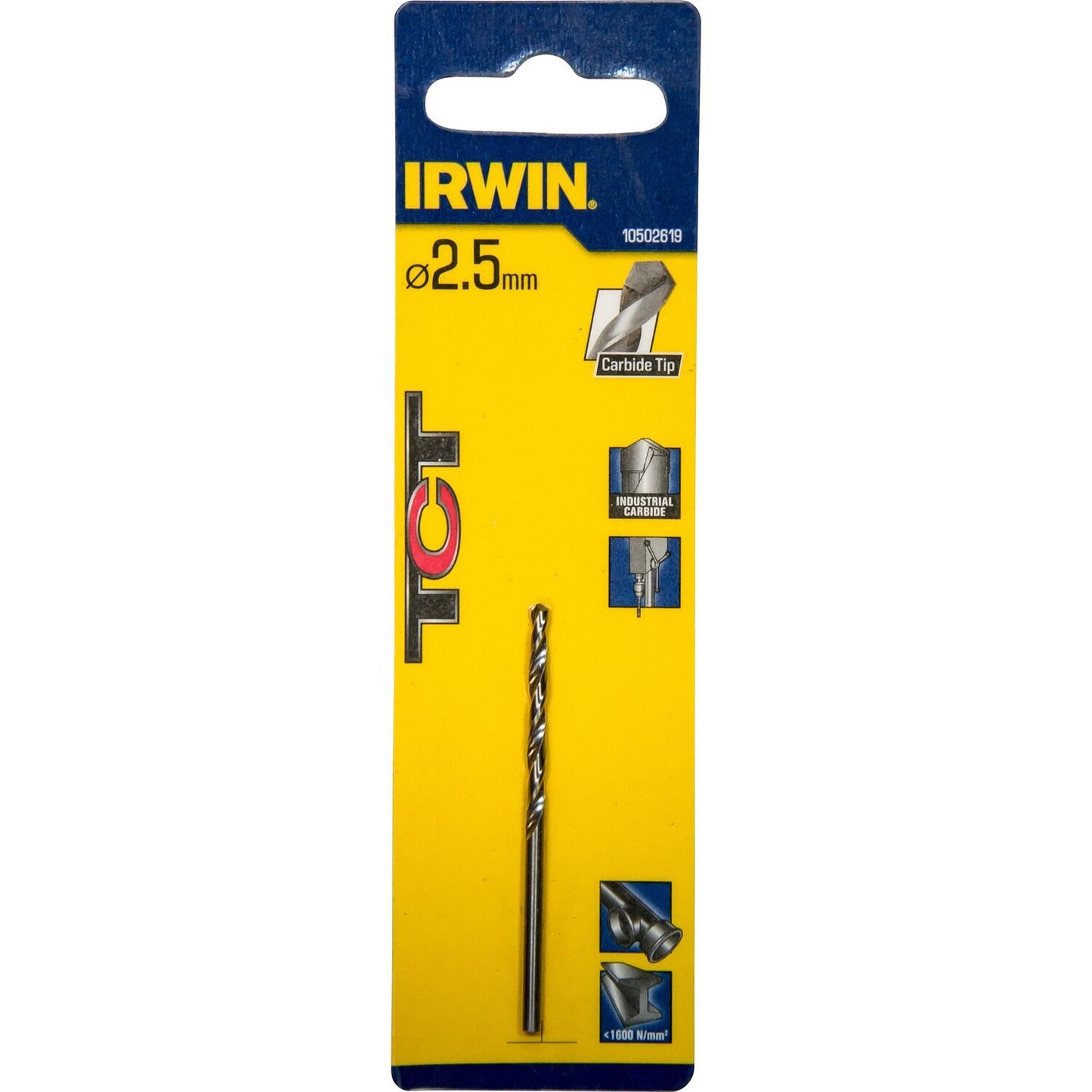 Irwin HSS PRO Metaalboor (TCT) 2.5MM - 10502619