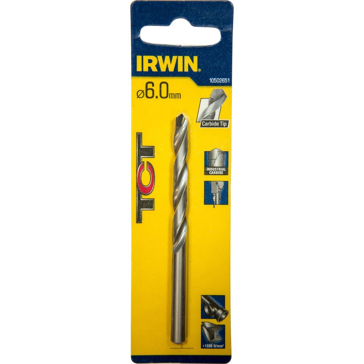 Irwin HSS PRO Metal drill (TCT) 6.0MM - 10502651