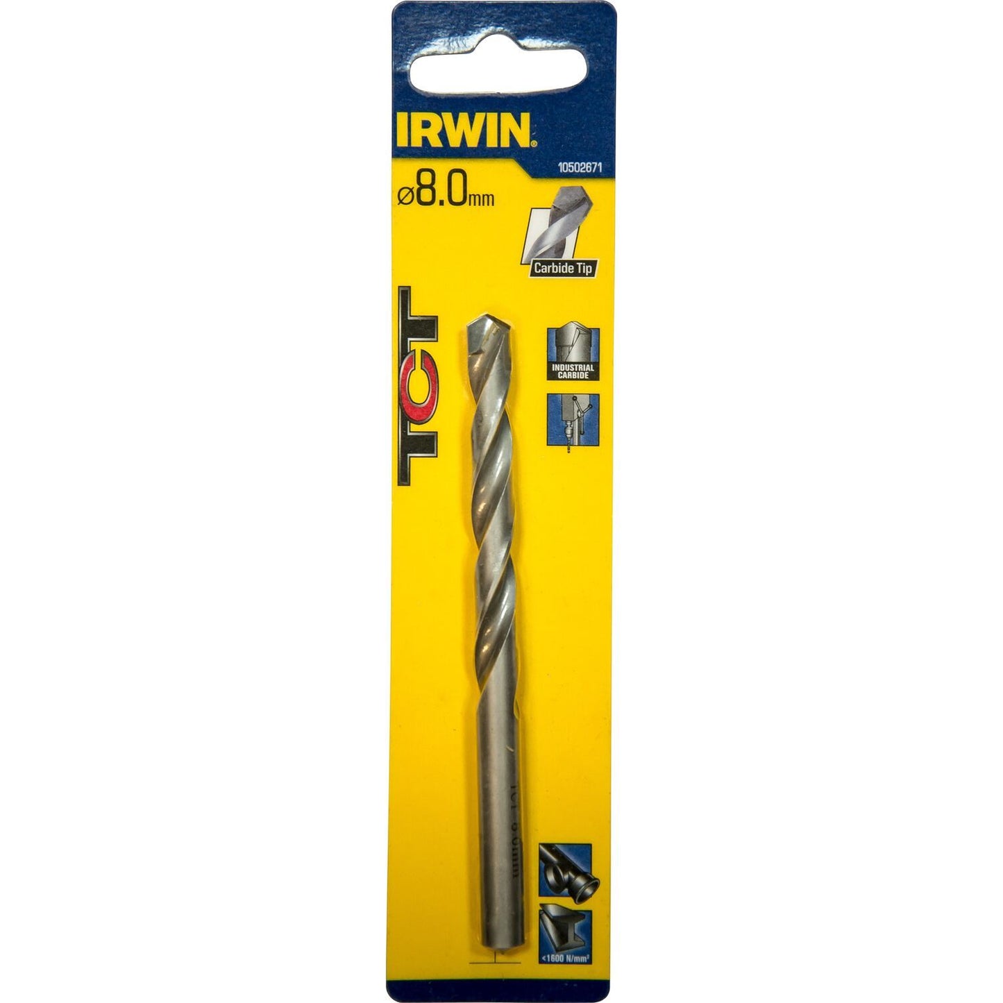 Irwin HSS PRO Metal drill (TCT) 8.0MM - 10502671