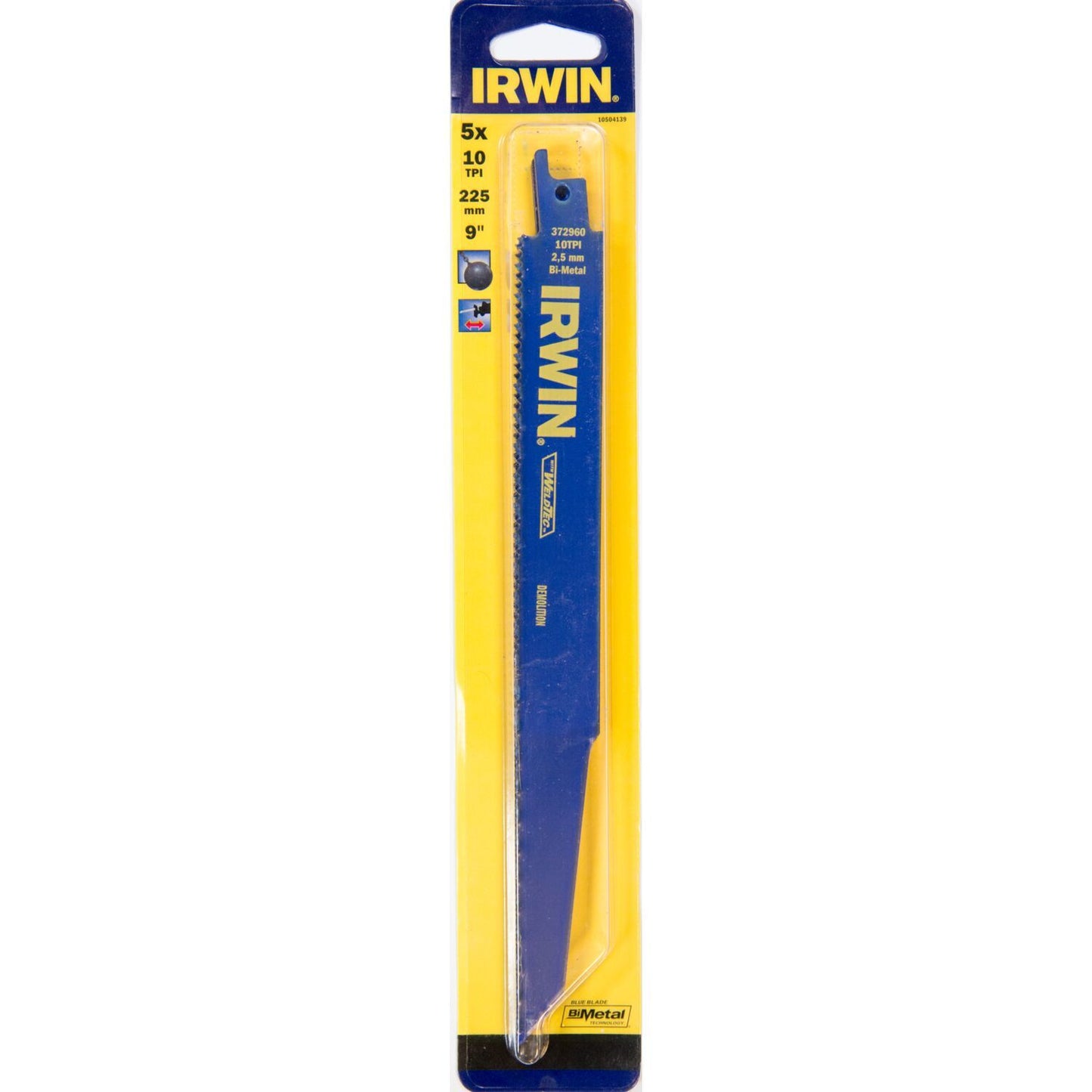 Irwin 960R 9"" / 225mm 10TPI, Demolition - 10504139