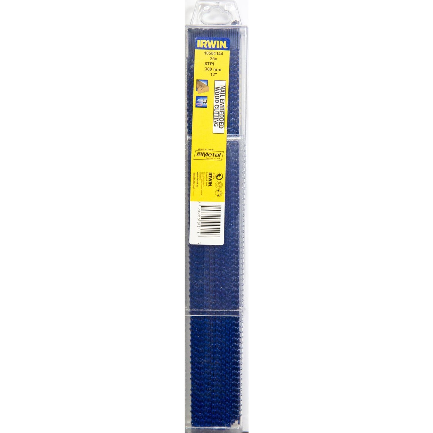 Irwin 156R 12"" / 300 mm 6TPI, zagen van hout met spijkers - 10504144