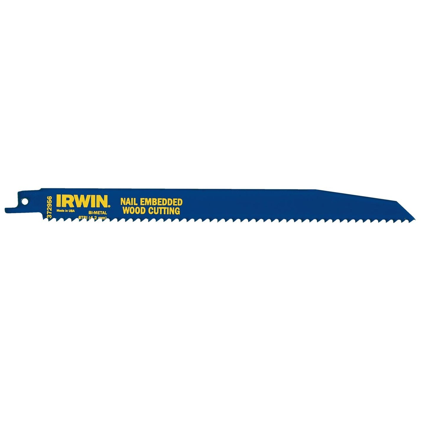 Irwin 956R 9"" / 225mm 6TPI, Cutting Wood with Nails - 10504158