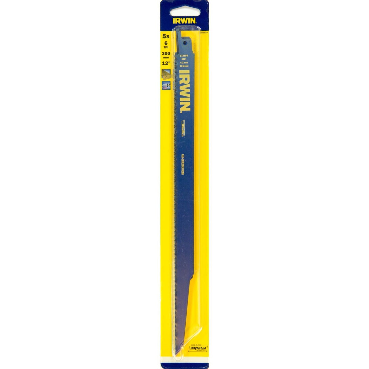 Irwin 156R 12"" / 300 mm 6TPI, zagen van hout met spijkers - 10504160