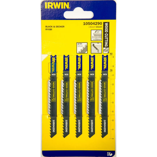 Irwin HCS, 100mm, 8 TPI, U111C, Standard, Wood Saws - 10504290