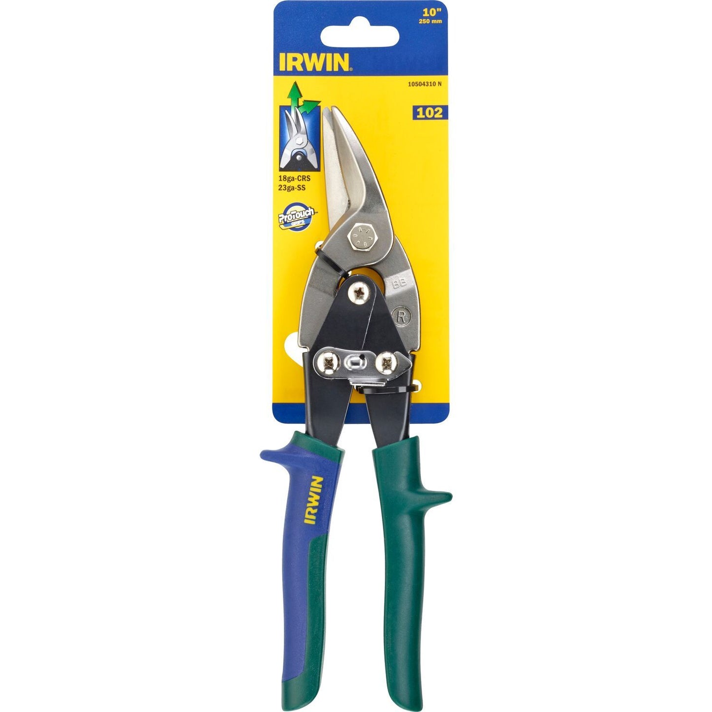 Irwin Tin Scissors 102, right and straight - 10504310N