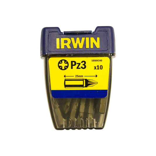 Irwin Pozidriv Pz3 - 1/4”/25 mm - 10 Stück - 10504340