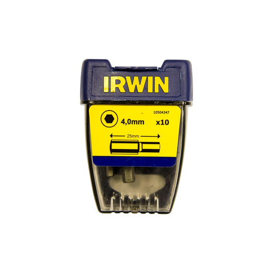 Irwin Sechskant 4,0 mm - 1/4”/25 mm - 10 Stück - 10504347