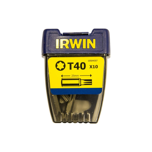 Irwin Torx T40 - 1/4”/25 mm - 10 stuks - 10504357