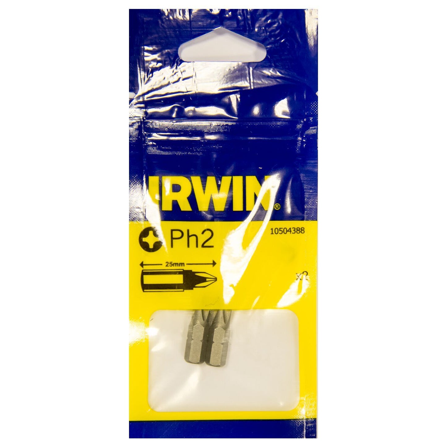Irwin Phillips Ph2 - 1/4”/25mm - 2 pcs - 10504388