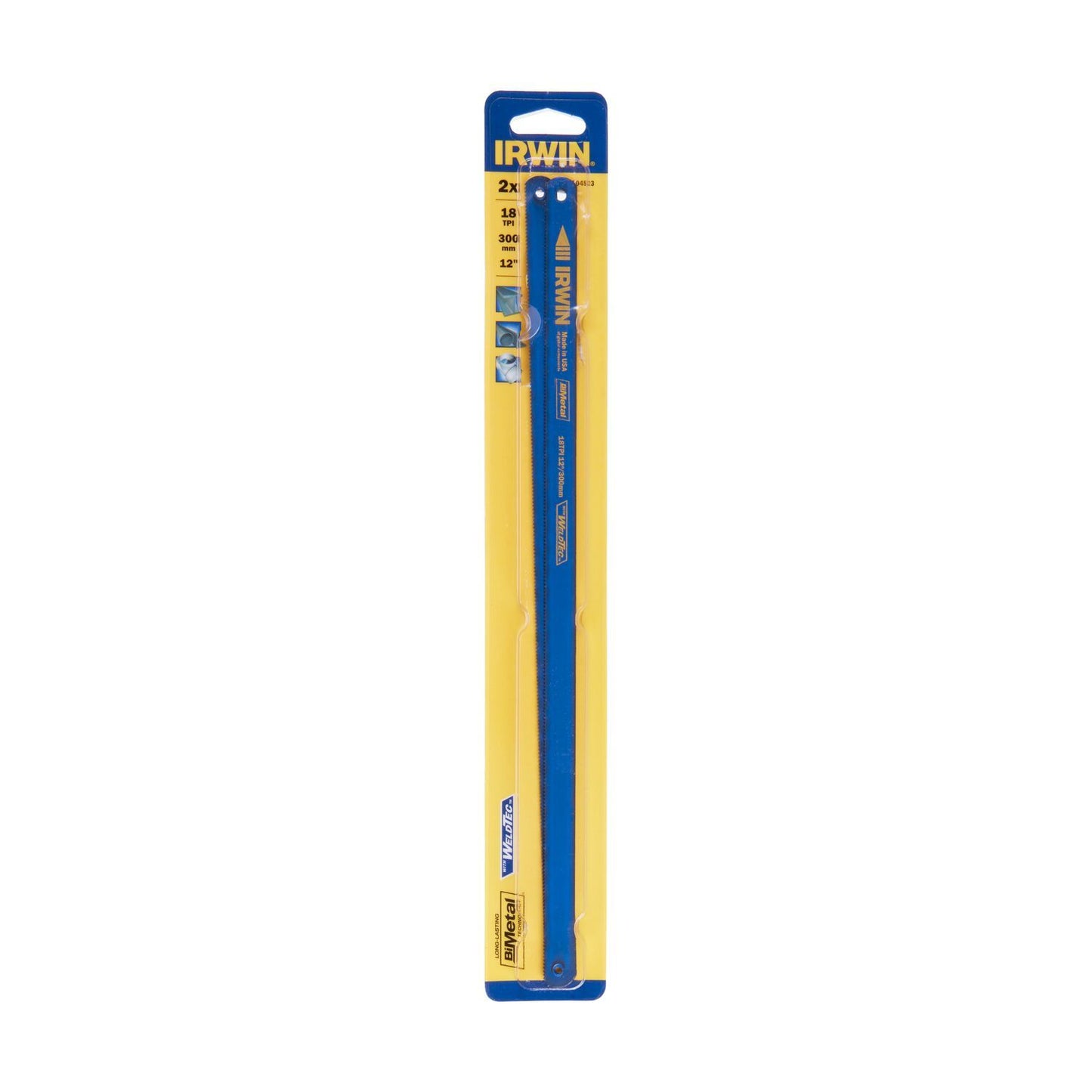 Irwin Bi-Metall-Sägeblatt 18TPI, 12” / 300 mm, 2 Stck. - 10504523