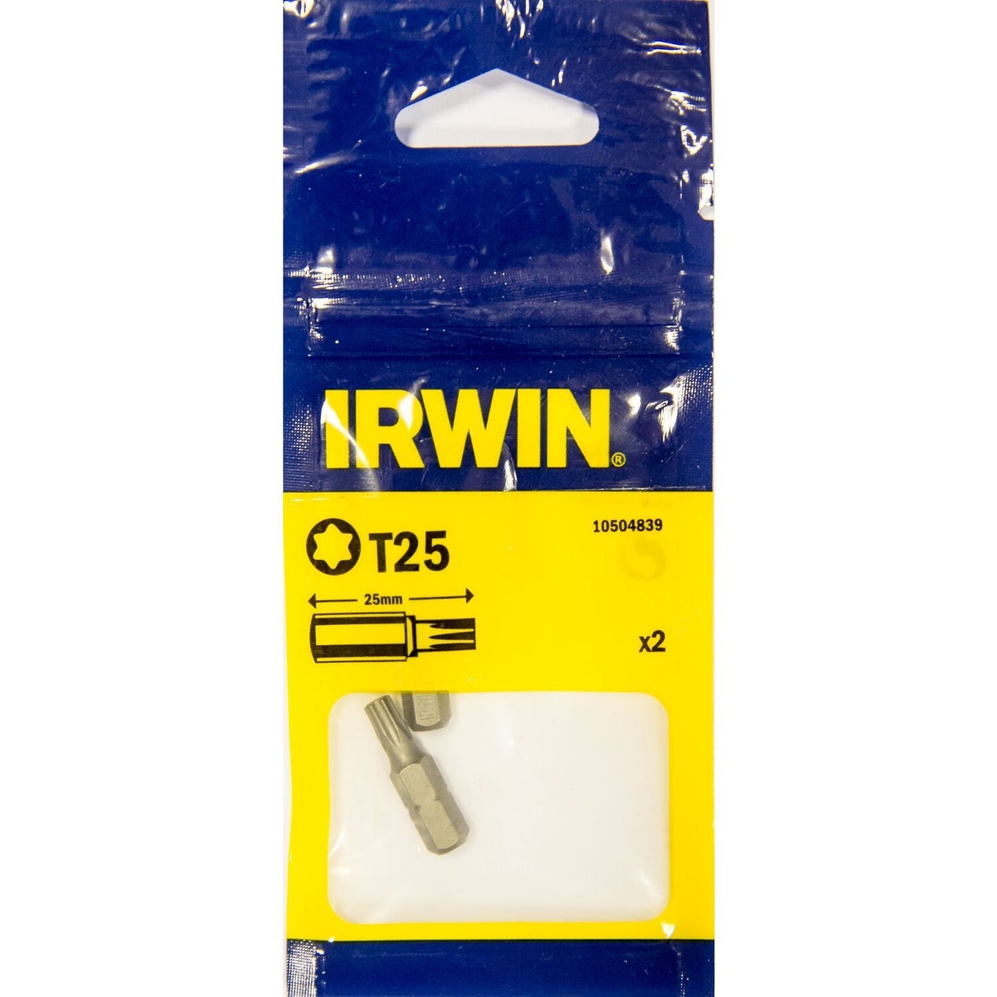 Irwin Torx T25 - 1/4”/25 mm - 2 Stück - 10504839