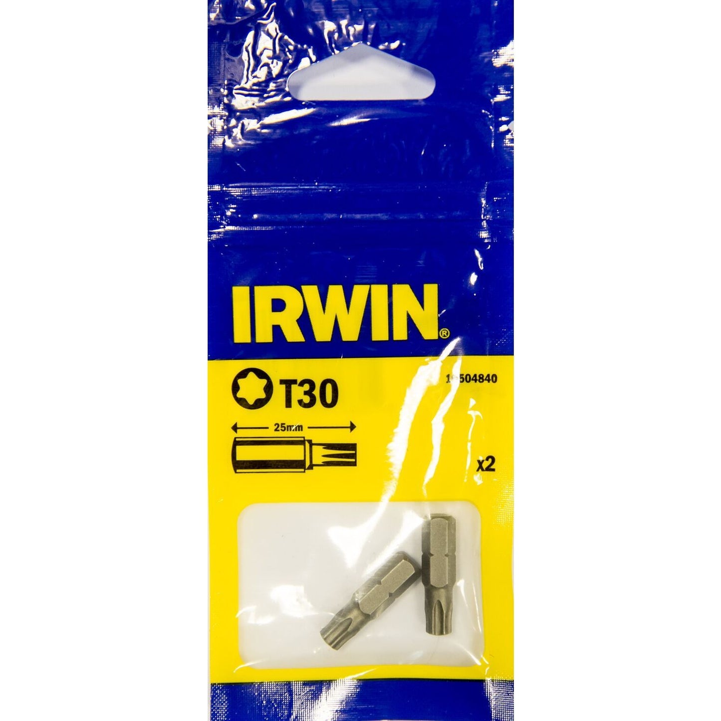 Irwin Torx T30 - 1/4”/25 mm - 2 stuks - 10504840