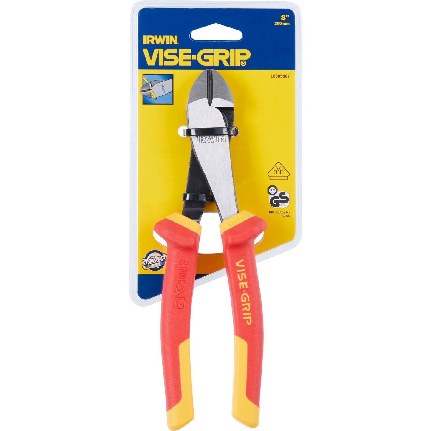Irwin VDE-zijsnijtang 8”/200 mm - 10505867