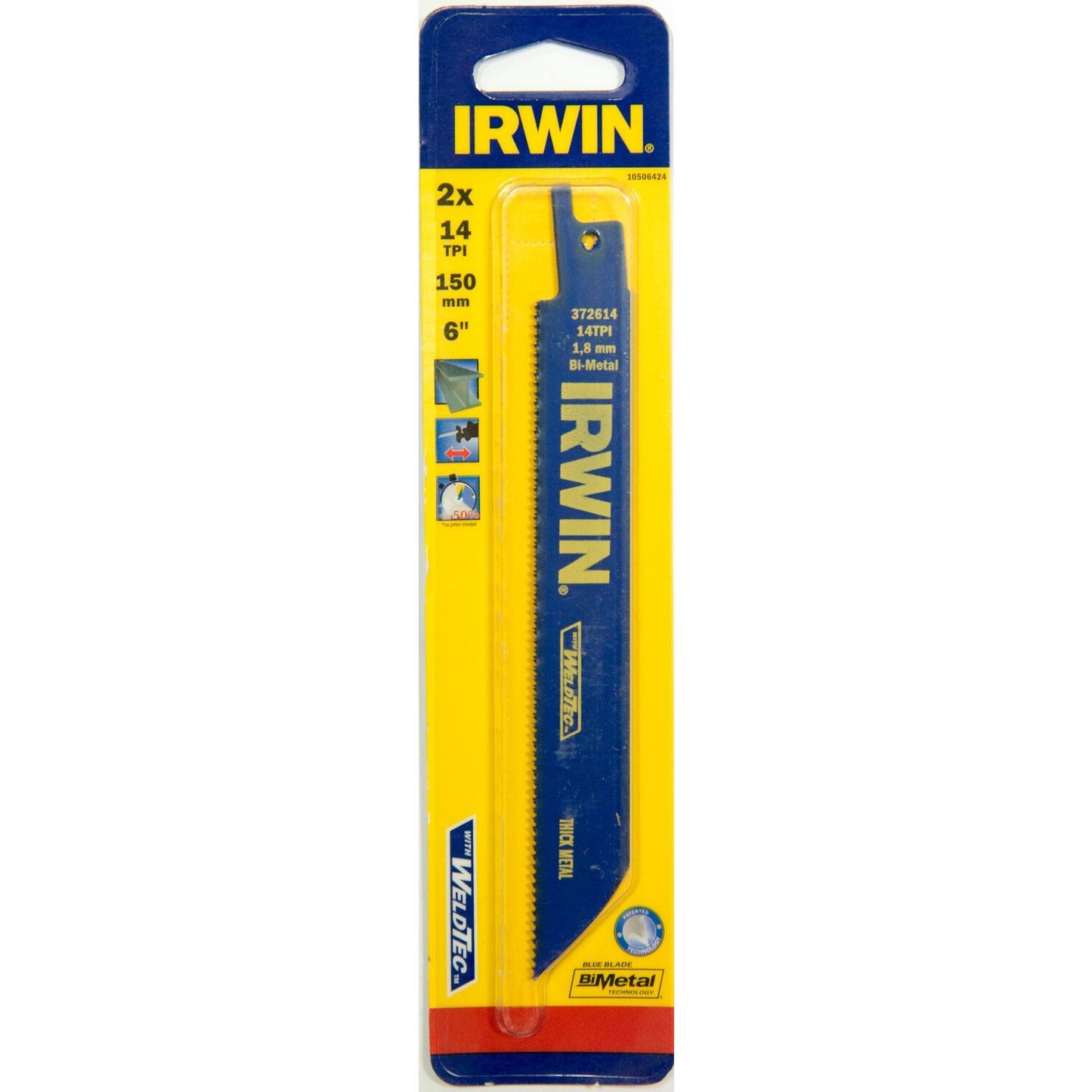Irwin 614R 6"" / 150 mm 14TPI, Metaalzagen - 10506424