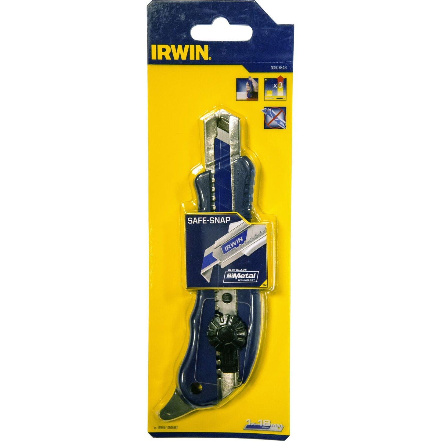 Irwin Afbreekmes voor tapijtleggers 18 mm - 10507843