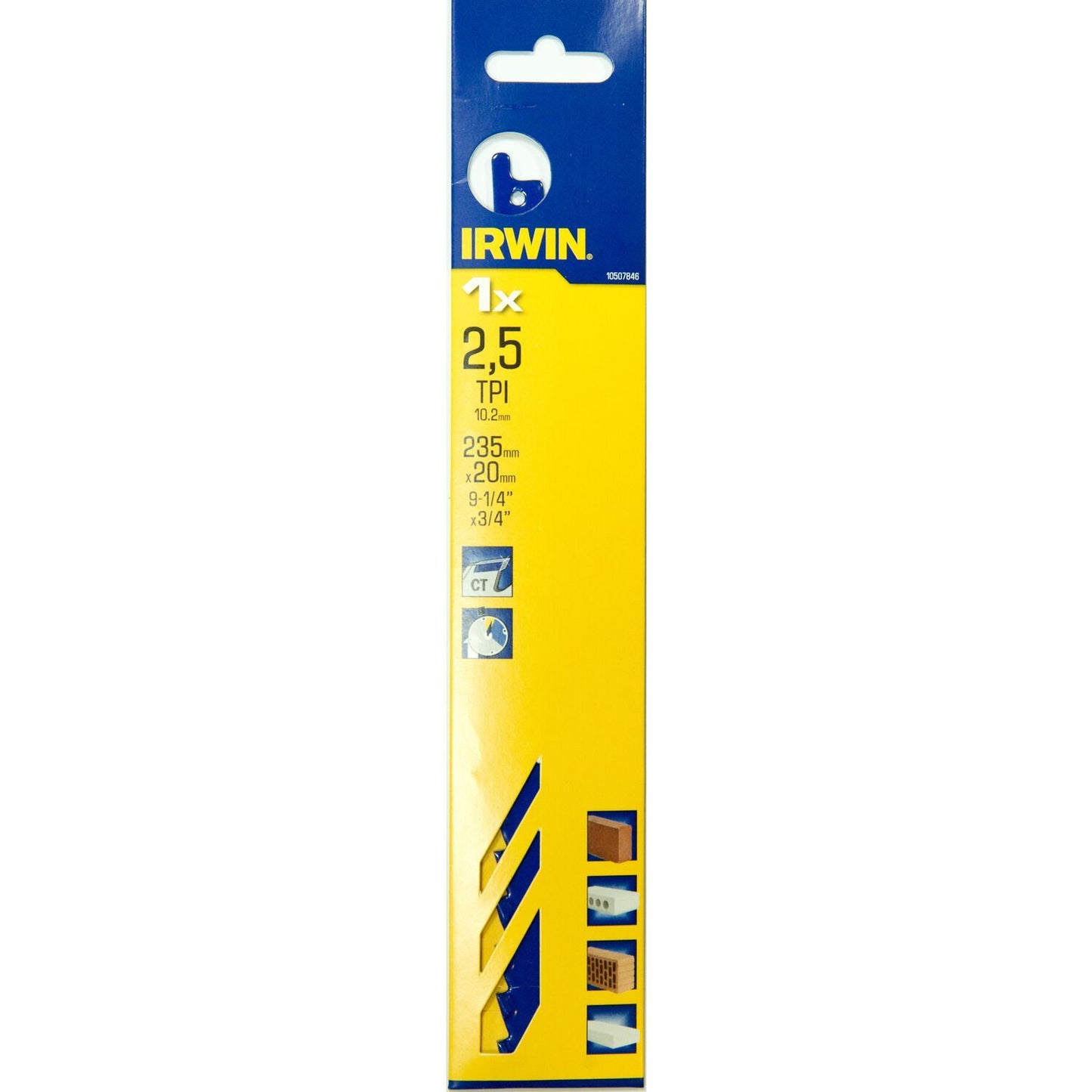 Irwin MRB 235 x 20mm 2.5TPI, masonry cutting - 10507846