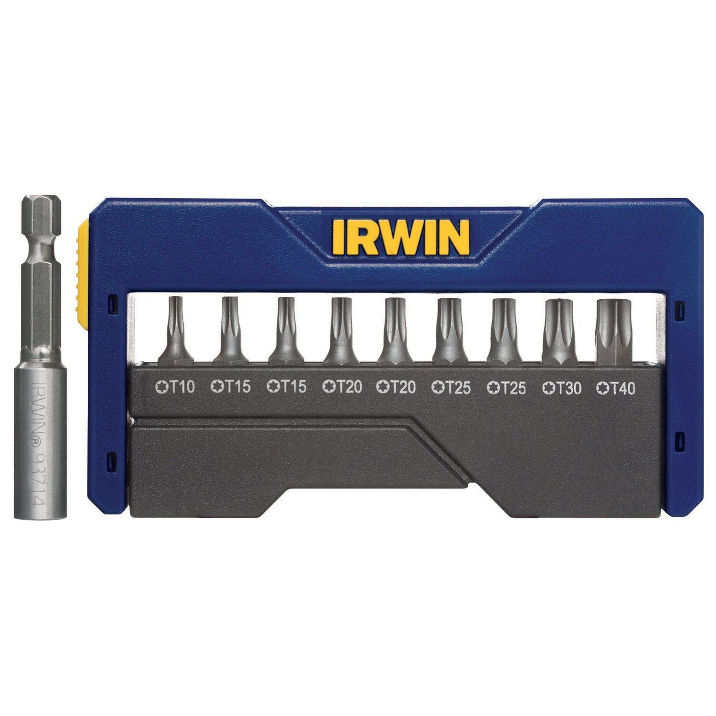 Irwin IR 10PC IB Draagbare set (TX): IB Torx, 10-delige set: T10/2xT15/2xT20/2xT25/T30/T40 + schroefbithouder - 1868197