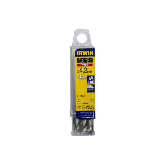 Irwin HSS PRO Metaalboor (dubbel) 4.2MM 10PCS - 1868267