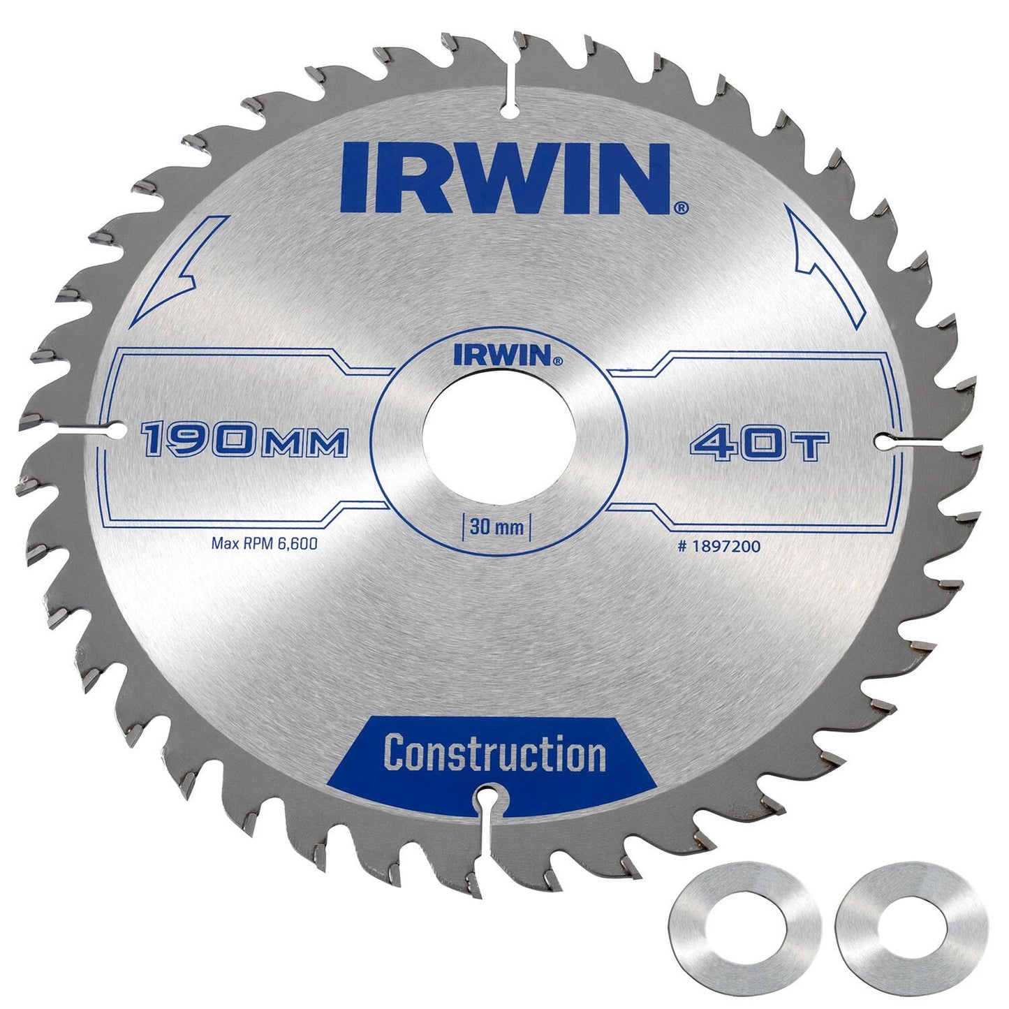 Irwin CZB 190MM/40T- Achsloch 30MM - 1897200