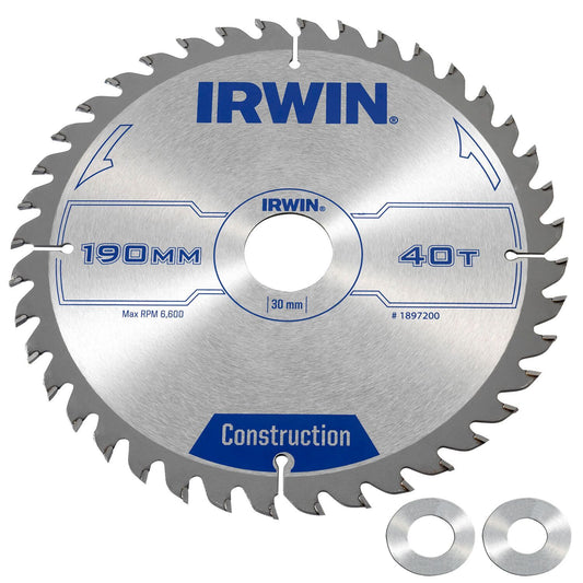 Irwin CZB 190MM/40T- Achsloch 30MM - 1897200