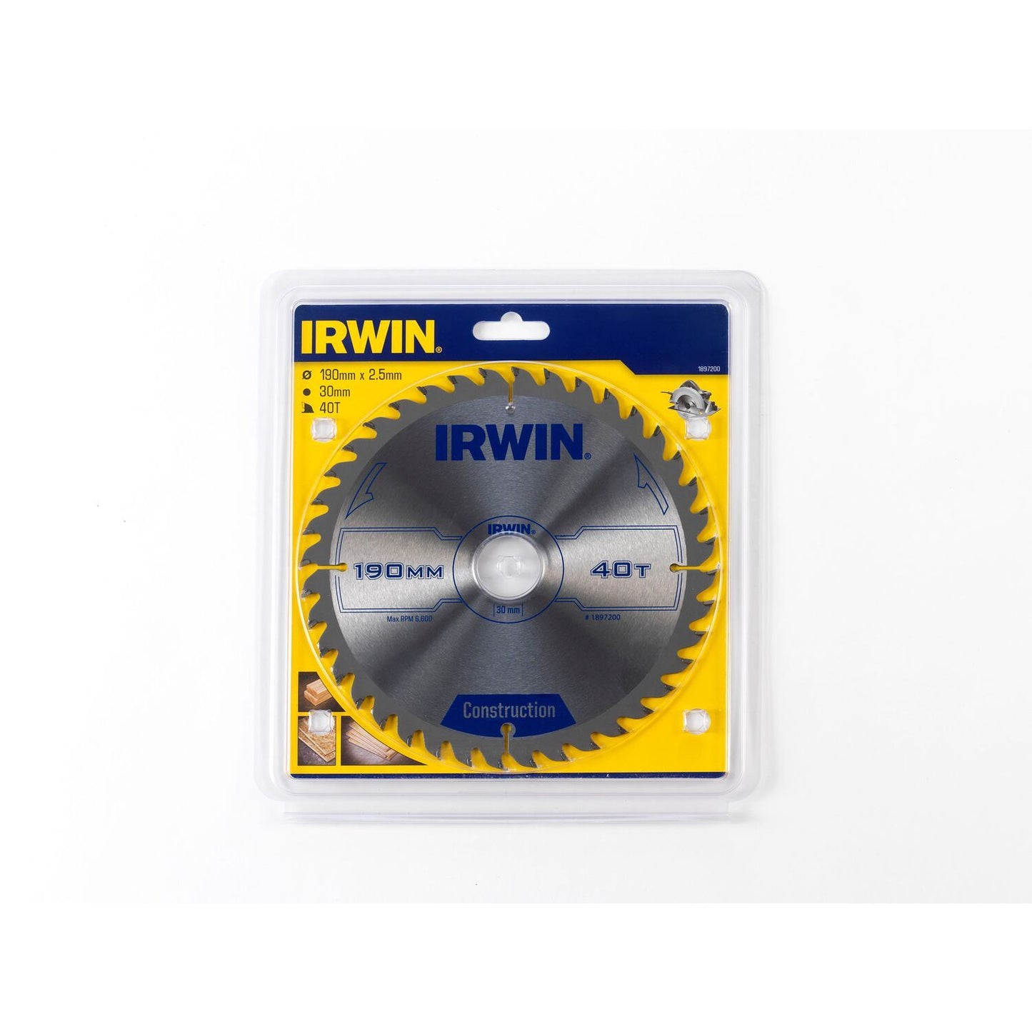 Irwin CZB 190MM/40T- Achsloch 30MM - 1897200
