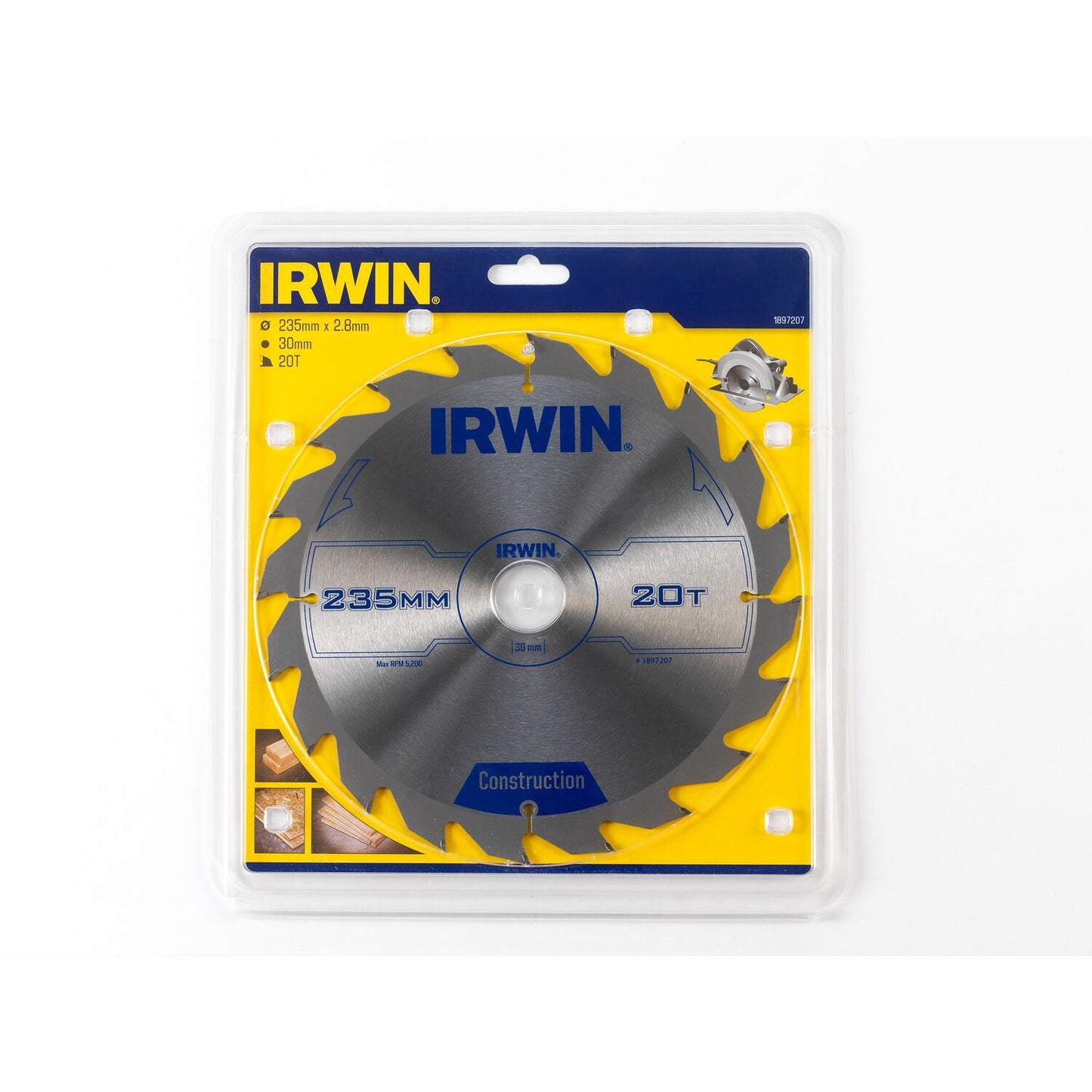 Irwin CZB 235MM/20T- Achsloch 30MM - 1897207