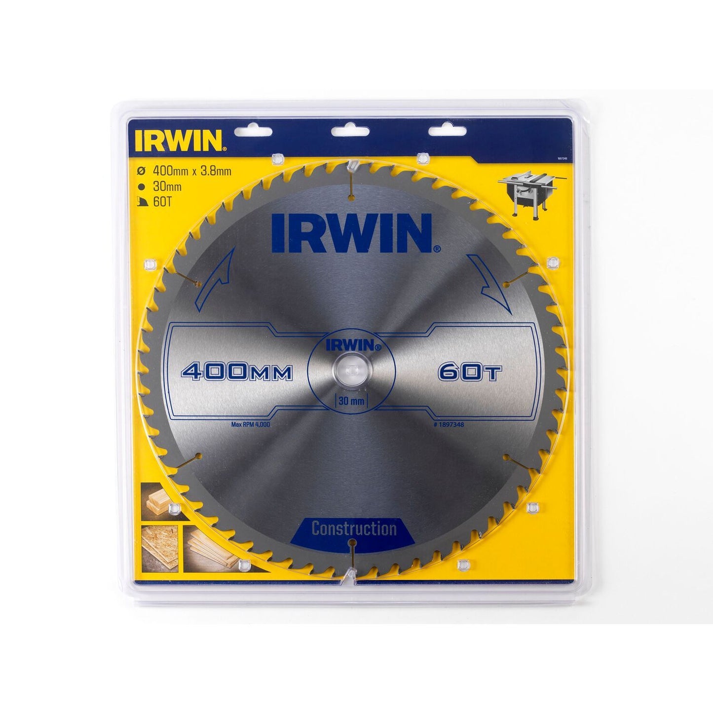 Irwin CZB 400MM/60T- asgat 30MM - 1897348