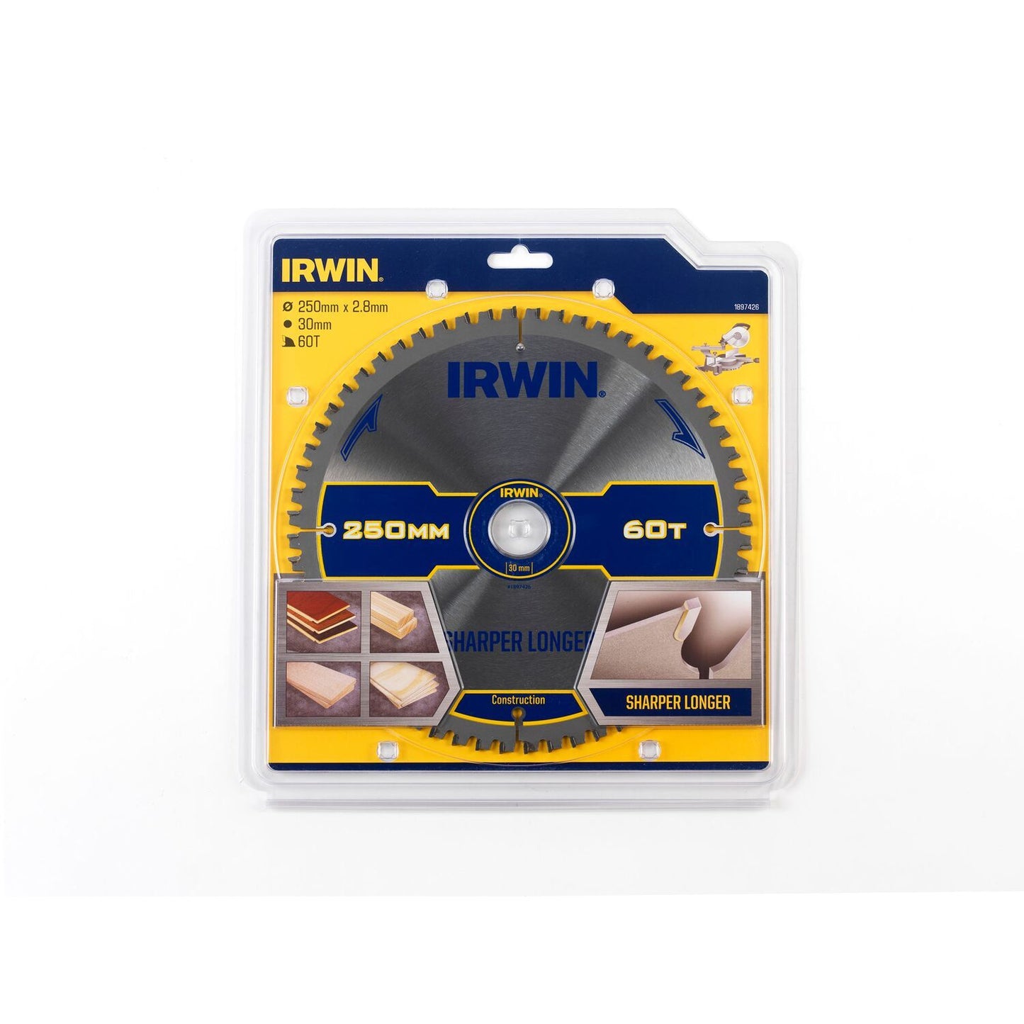 Irwin CZB 250MM/60T- asgat 30MM - 1897426