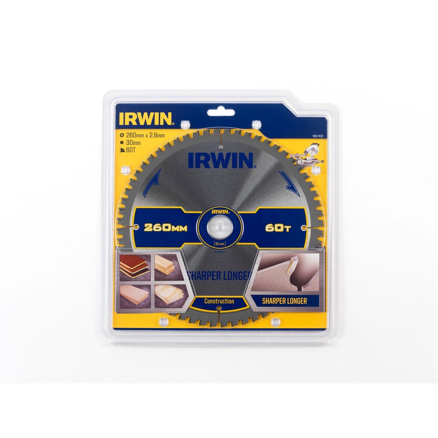 Irwin CZB 260MM/60T- asgat 30MM - 1897432