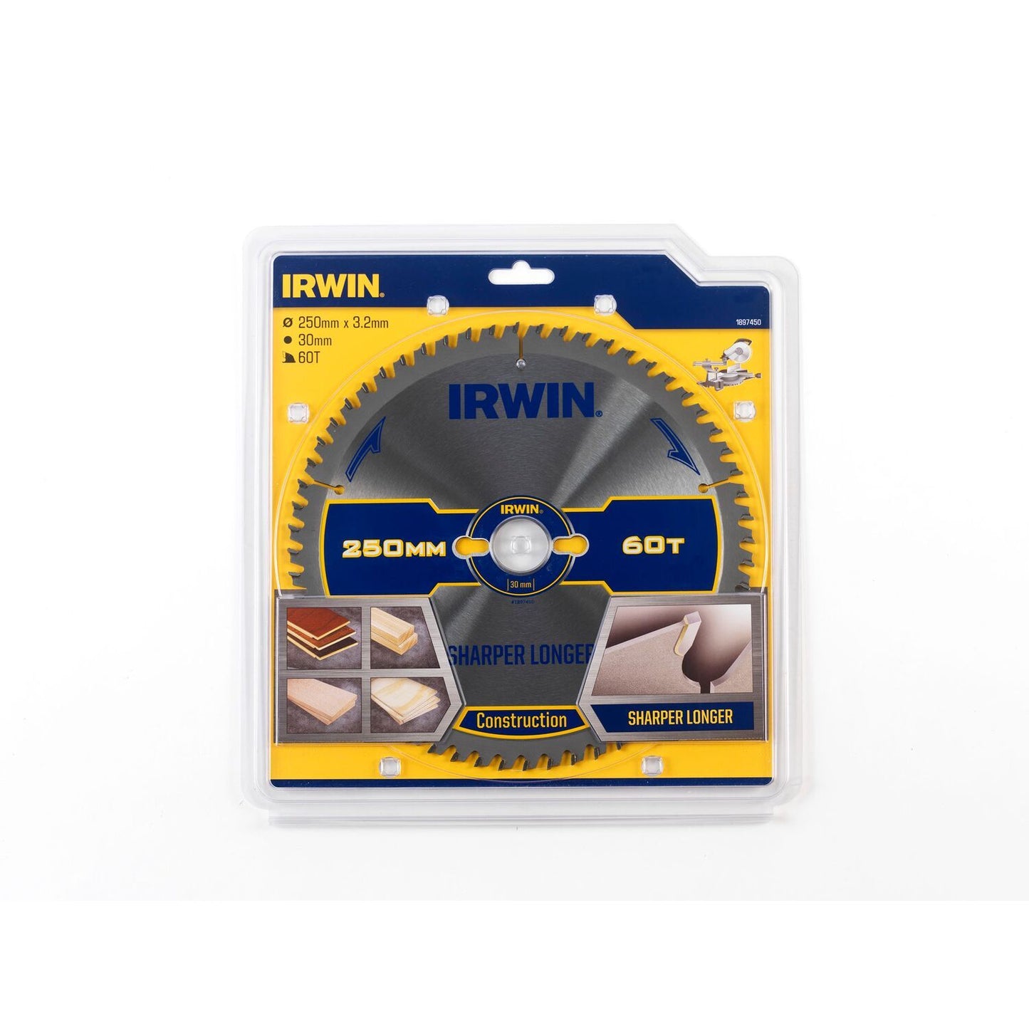 Irwin CZB 250MM/60T- bore 30MM - 1897450