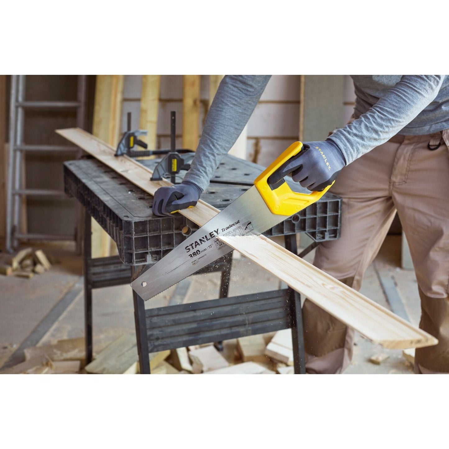 STHT20349-1 Tradecut Houtzaag Fijn 380mm 11T/inch