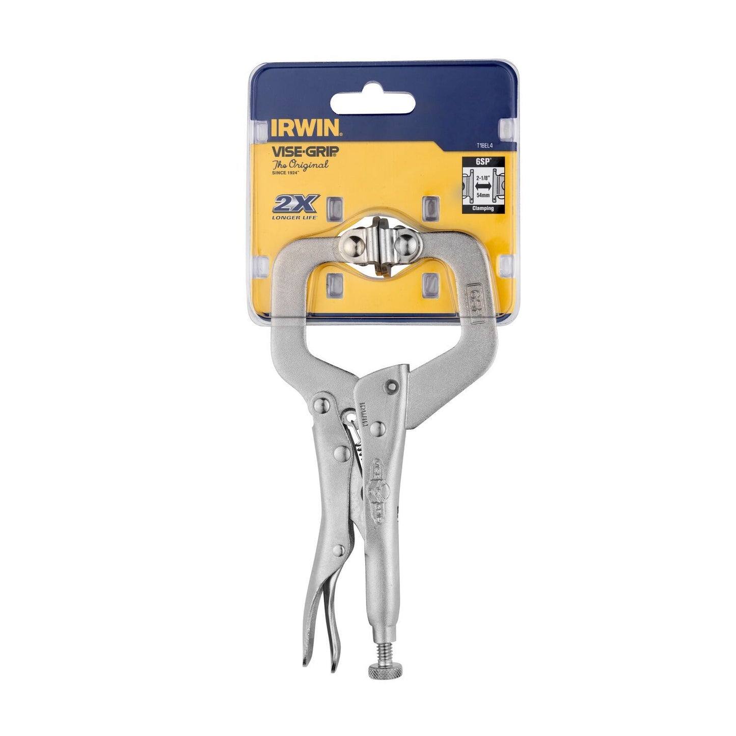 Irwin Griptang C-klem Kantelvoetjes Original - 6”/150 mm - T18EL4