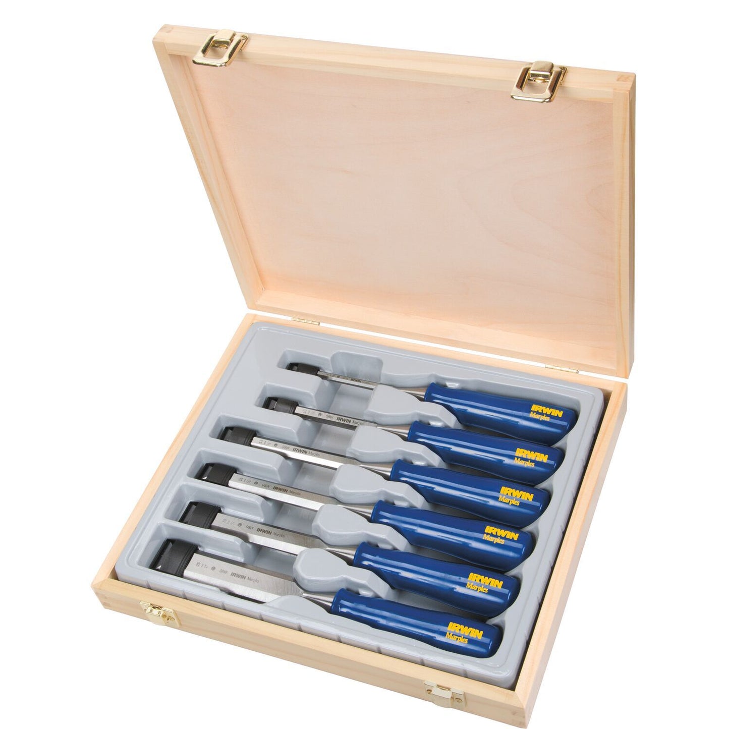 Irwin Holzmeißel M444, 6-teiliges Set - 6, 10, 13, 19, 25, 32 mm in Holzbox - TM444S6