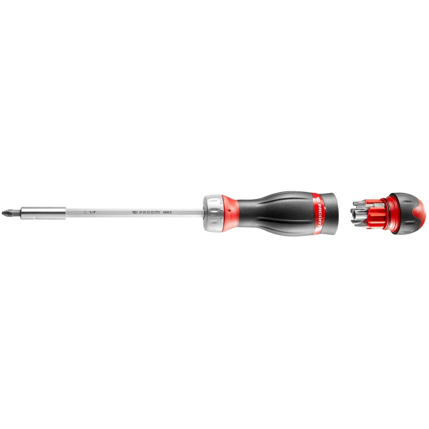 Bit Screwdriver With Ratchet And T-handle Incl. 15 Reversible Bleds - ATCL.2A15