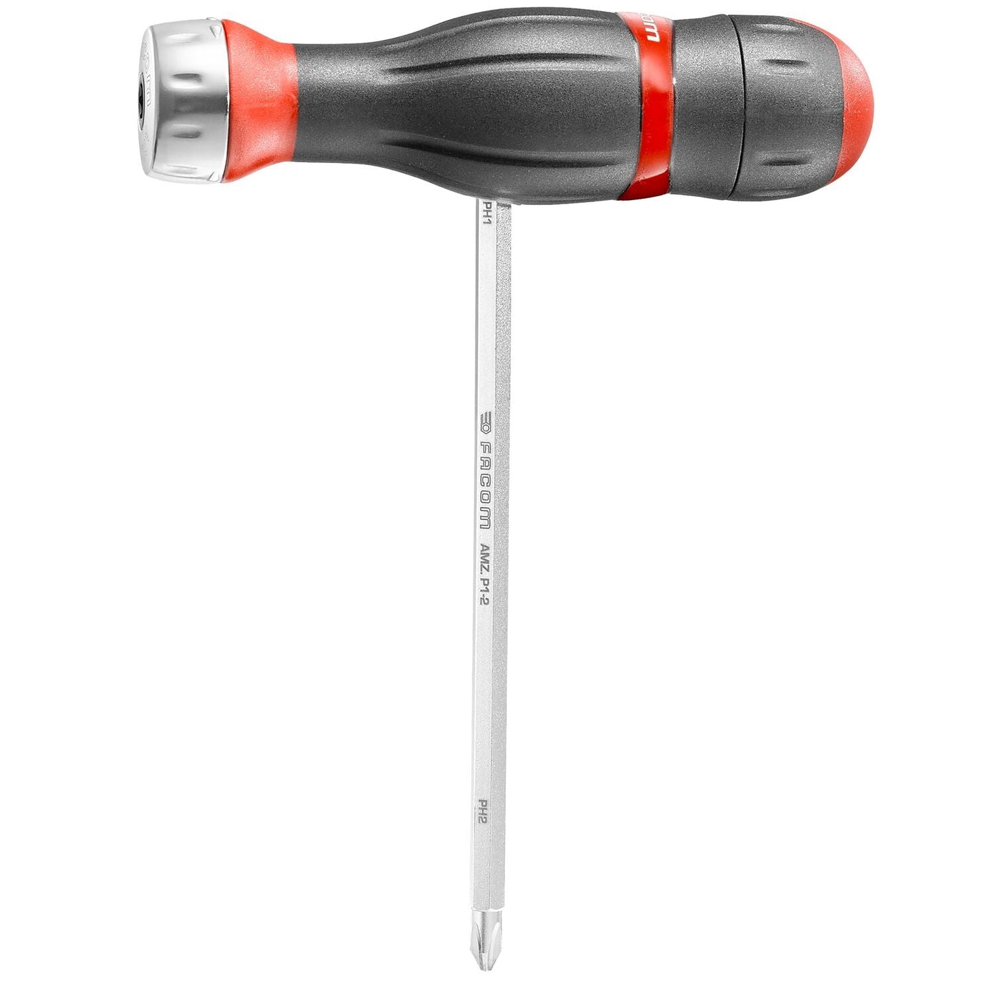 Bit Screwdriver With Ratchet And T-handle Incl. 15 Reversible Bleds - ATCL.2A15