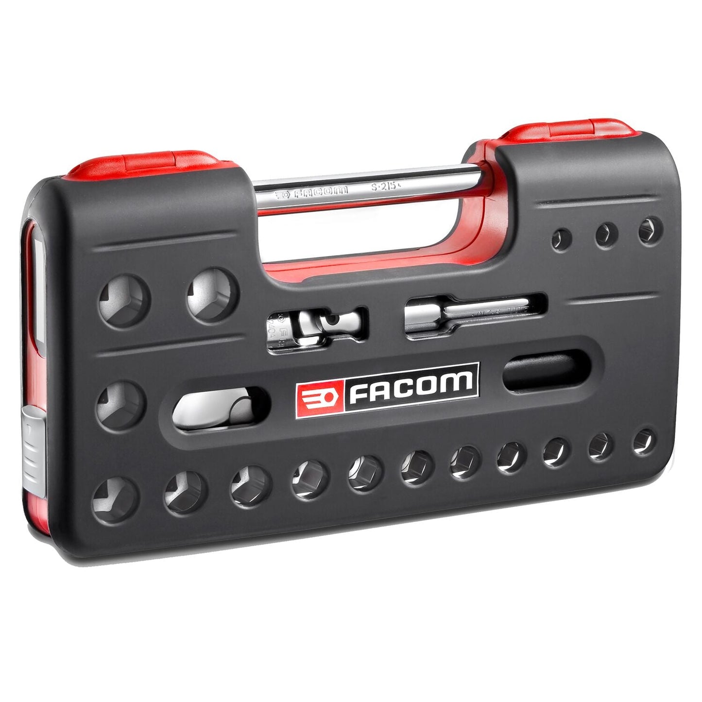 Compacte 1/2" Doppenset 6-kant met Ratel SL.161 - 21-delig - SL.DBOX1PB