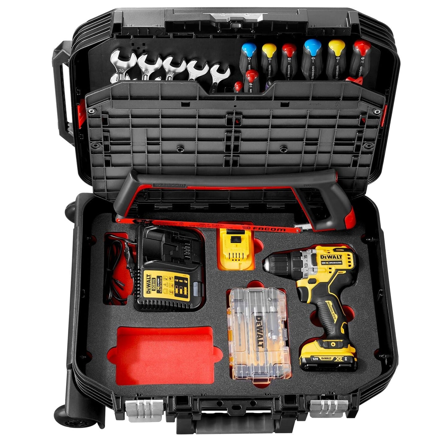 Gereedschapskoffer Gevuld Facom/DeWALT - 68-delig - BV.R30CMD1PB