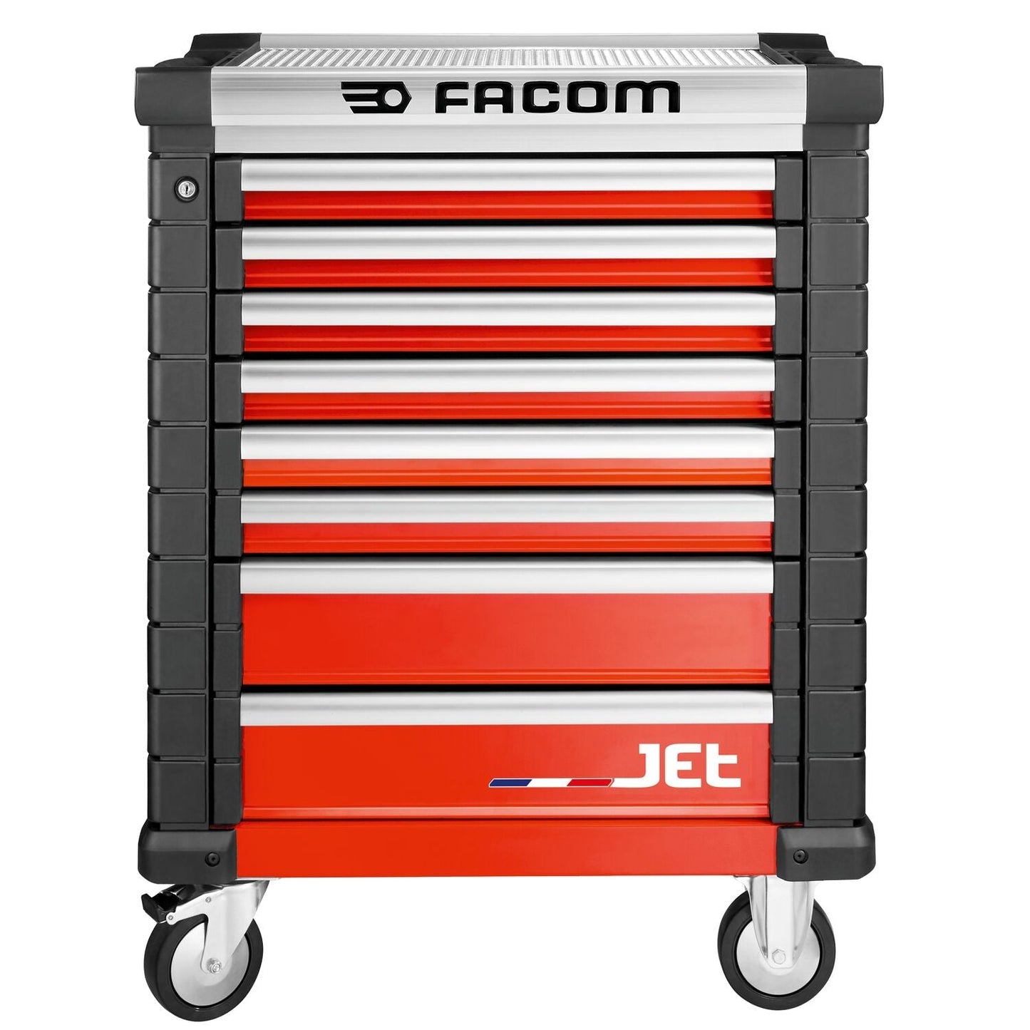 JET Tool trolley Red with 8 drawers M3 - JET.8M3A